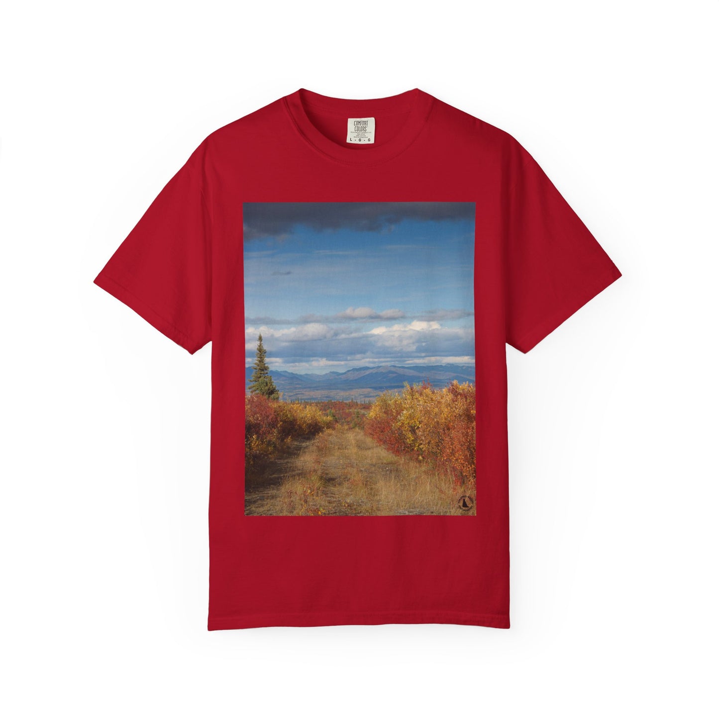 Autumn's Sentinel: Alaskan Fall Wilderness, Northern Landscape Photographyphotography shirts