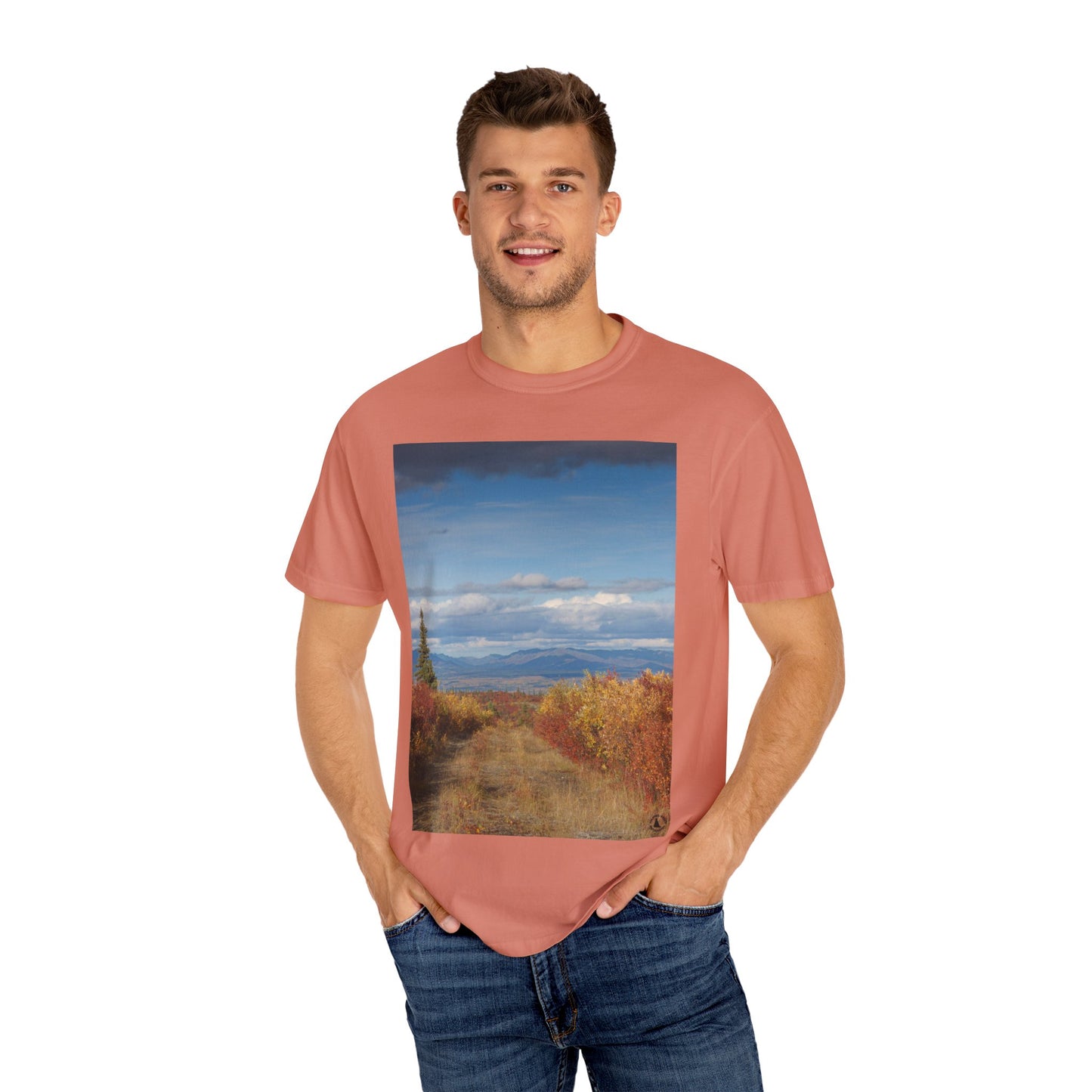Autumn's Sentinel: Alaskan Fall Wilderness, Northern Landscape Photographyphotography shirts