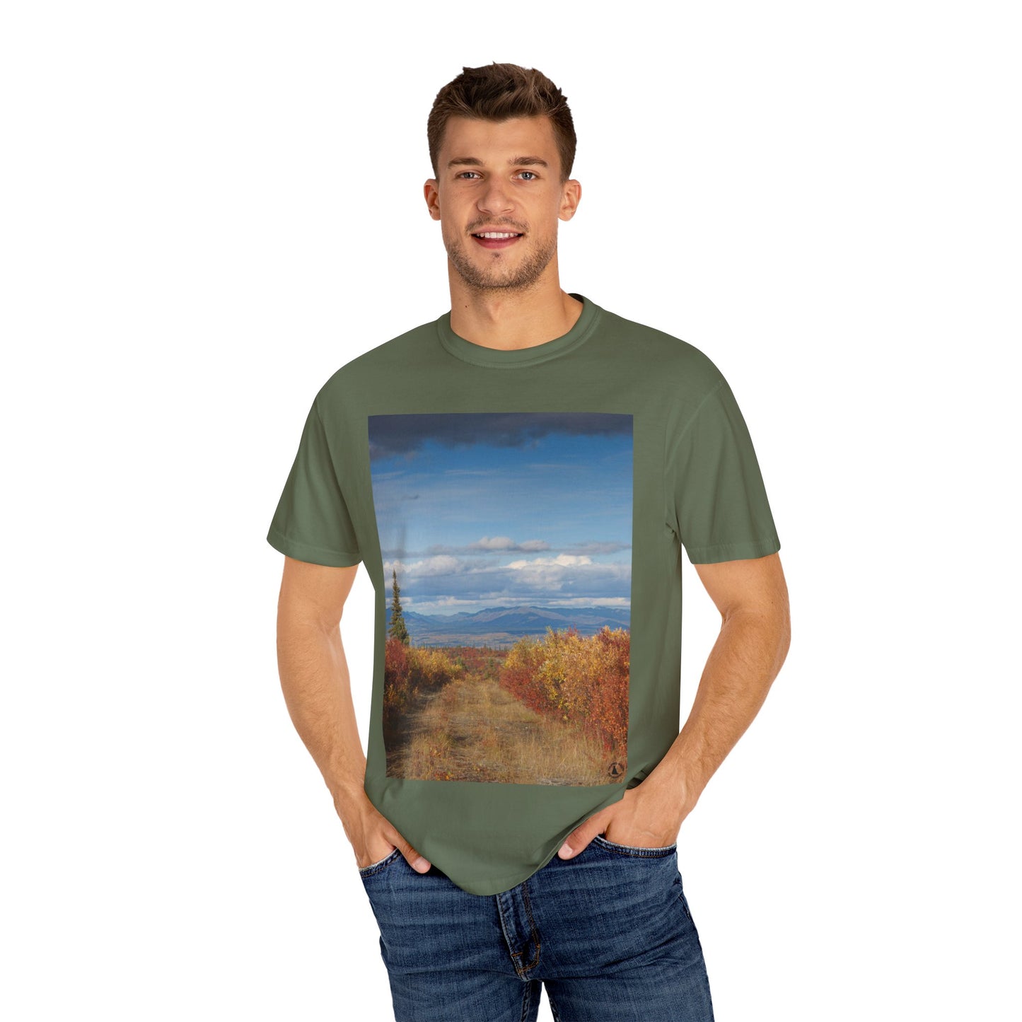 Autumn's Sentinel: Alaskan Fall Wilderness, Northern Landscape Photographyphotography shirts