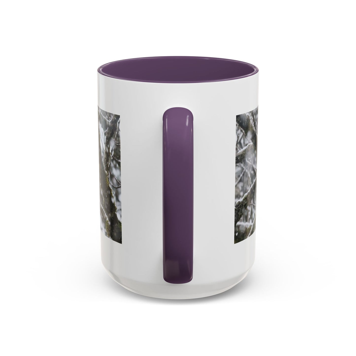 Bald Eagle Winter Photo Coffee Mug — 11/15oz Accent Mug