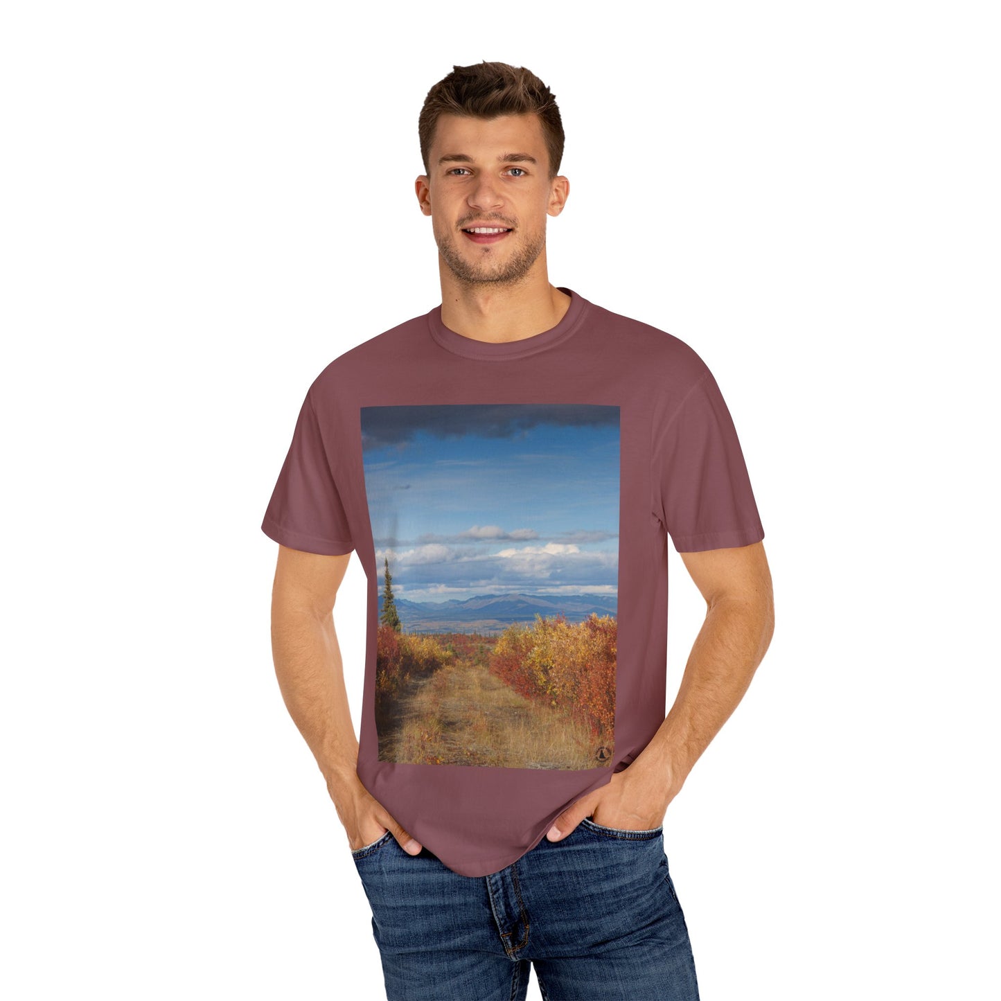 Autumn's Sentinel: Alaskan Fall Wilderness, Northern Landscape Photographyphotography shirts