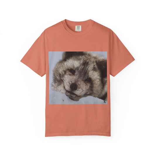 Arctic Tranquility: Serene Wildlife Portrait, Arctic Fox Close-Up Photographyphotography shirts