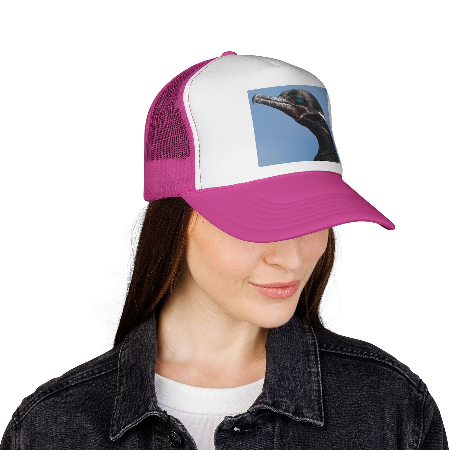 Cormorant Photo Trucker Cap – Coastal Birdwatcher Hat