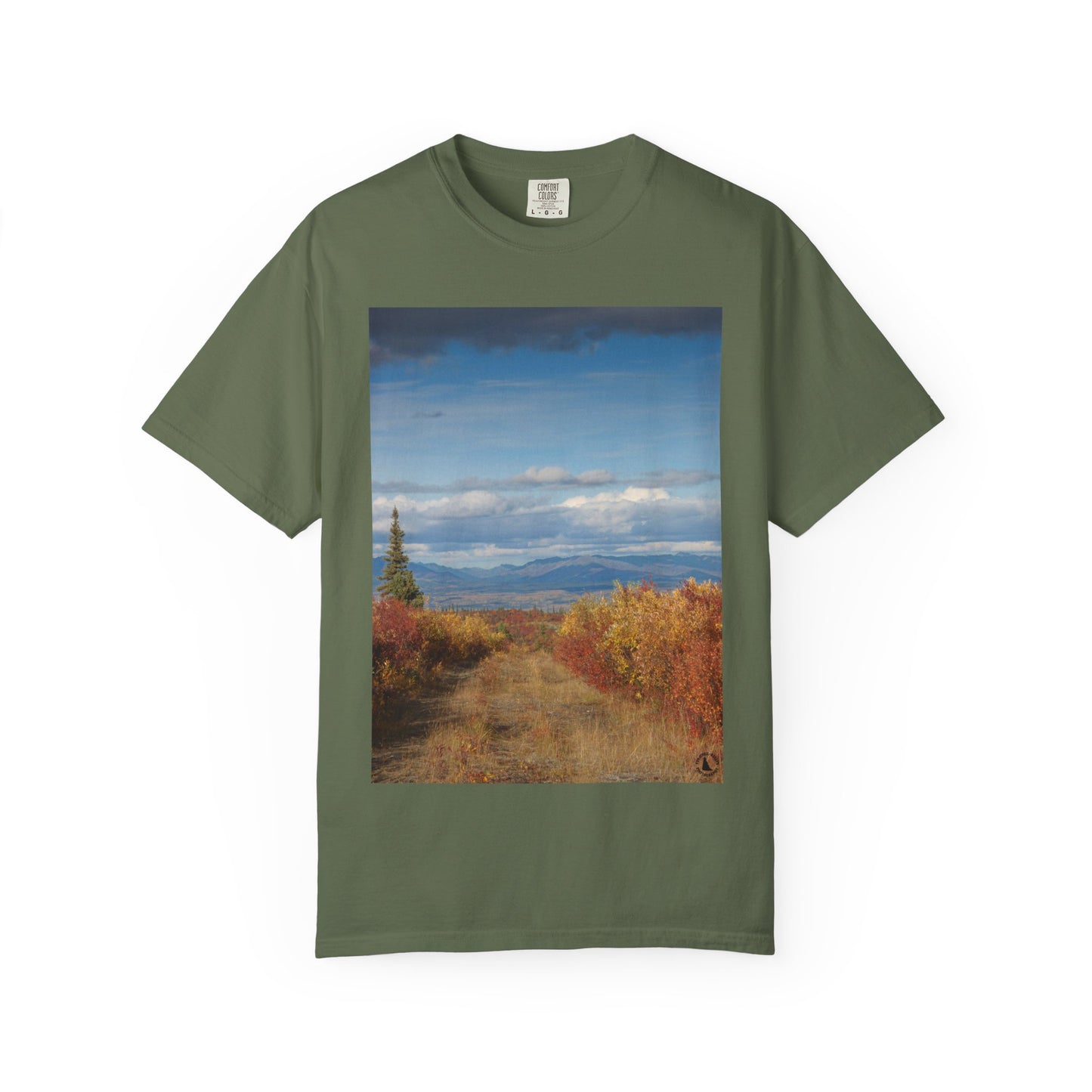 Autumn's Sentinel: Alaskan Fall Wilderness, Northern Landscape Photographyphotography shirts