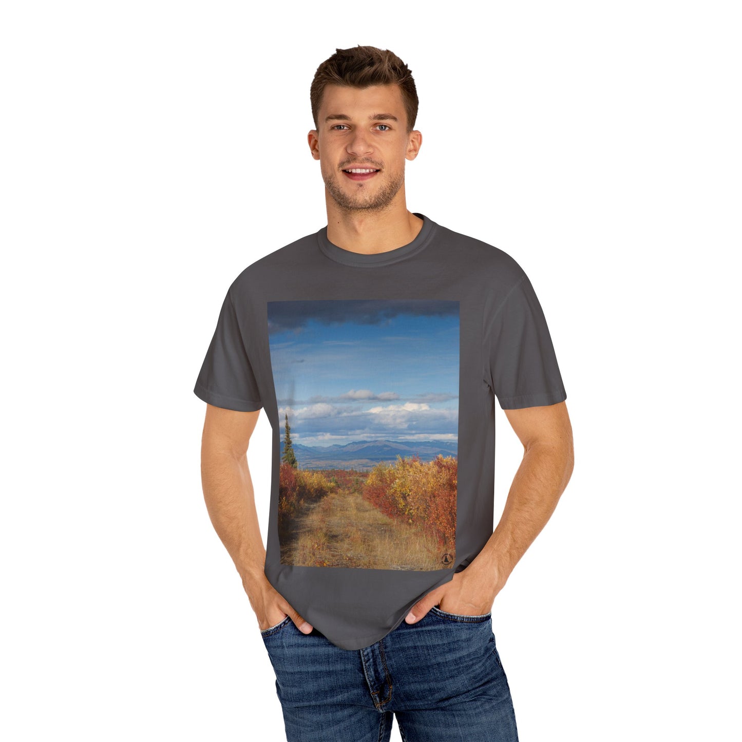 Autumn's Sentinel: Alaskan Fall Wilderness, Northern Landscape Photographyphotography shirts