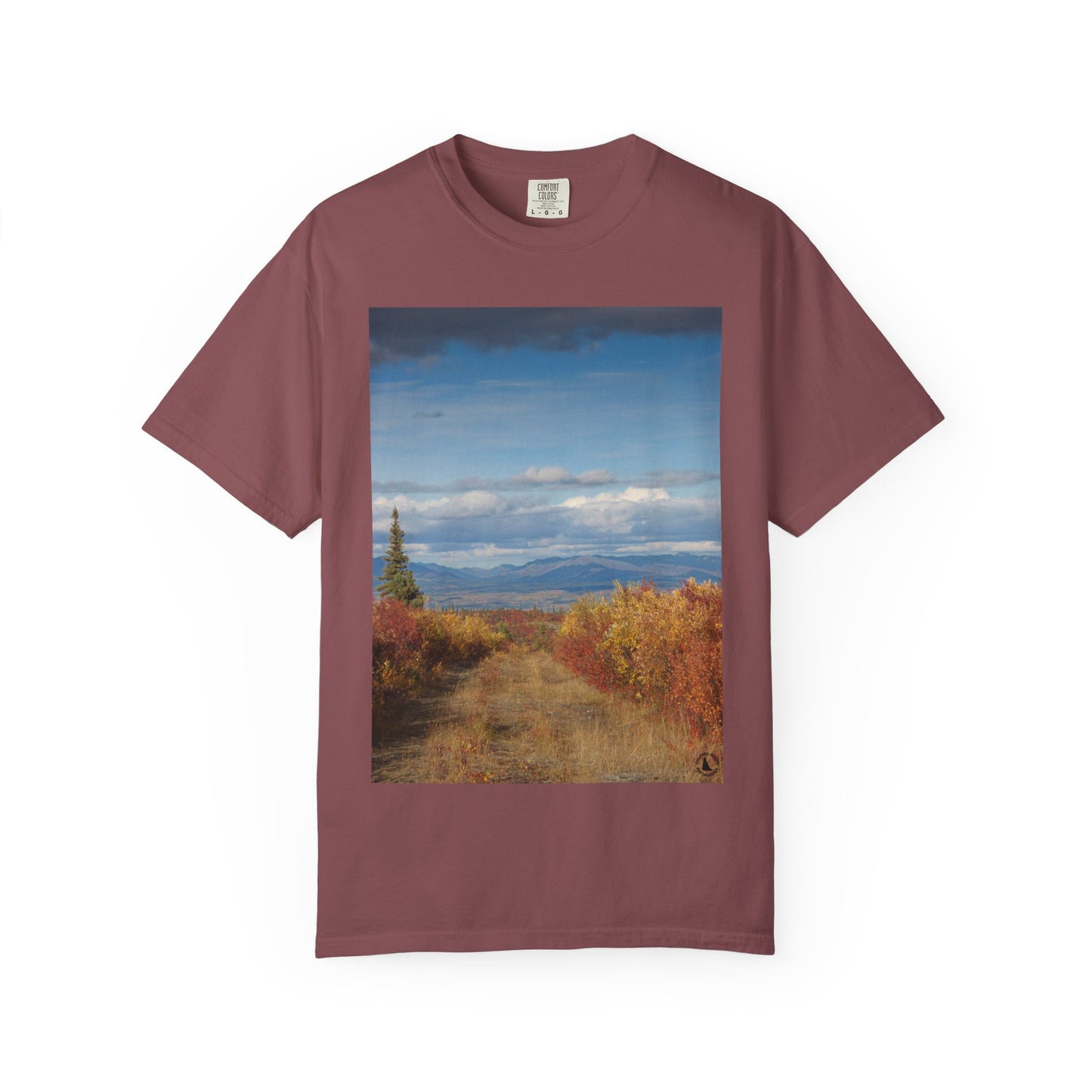 Autumn's Sentinel: Alaskan Fall Wilderness, Northern Landscape Photographyphotography shirts