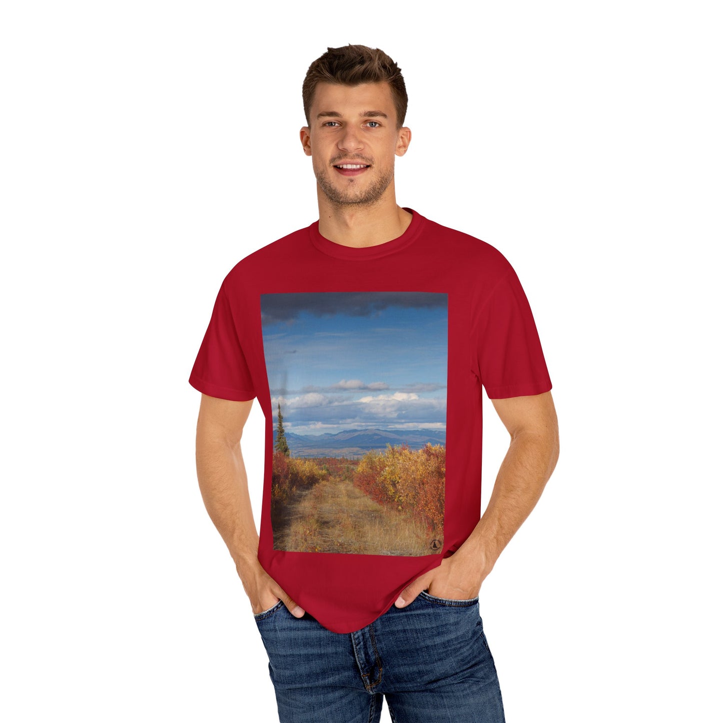 Autumn's Sentinel: Alaskan Fall Wilderness, Northern Landscape Photographyphotography shirts