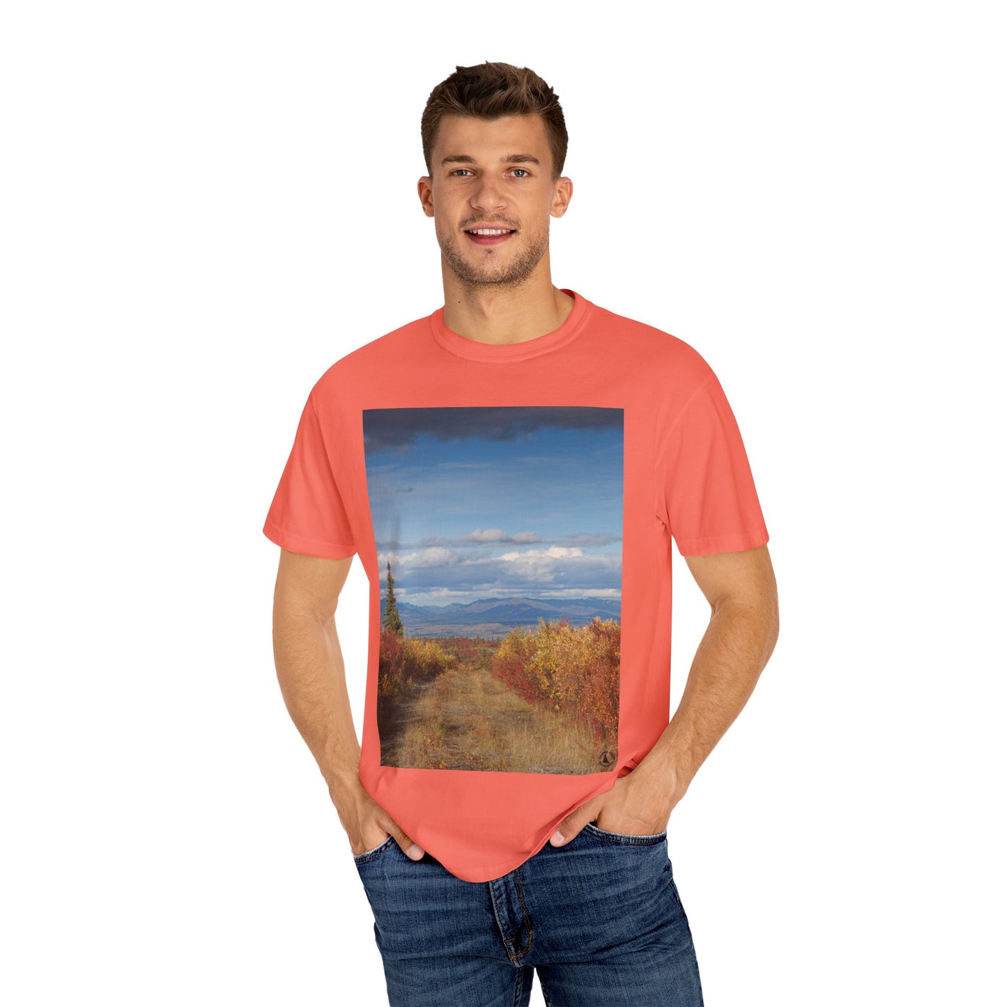 Autumn's Sentinel: Alaskan Fall Wilderness, Northern Landscape Photographyphotography shirts