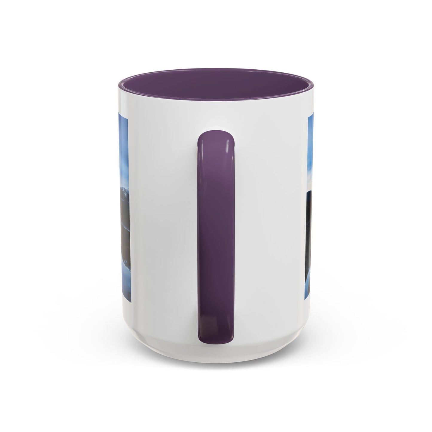 Mountain Lake Accent Coffee Mug — Scenic Wilderness Photo Travel Gift (11/15oz)