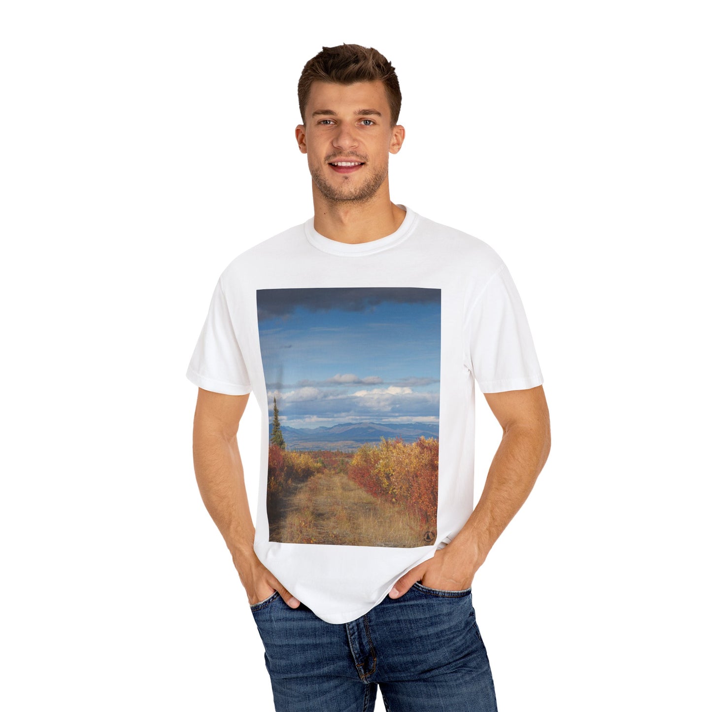 Autumn's Sentinel: Alaskan Fall Wilderness, Northern Landscape Photographyphotography shirts