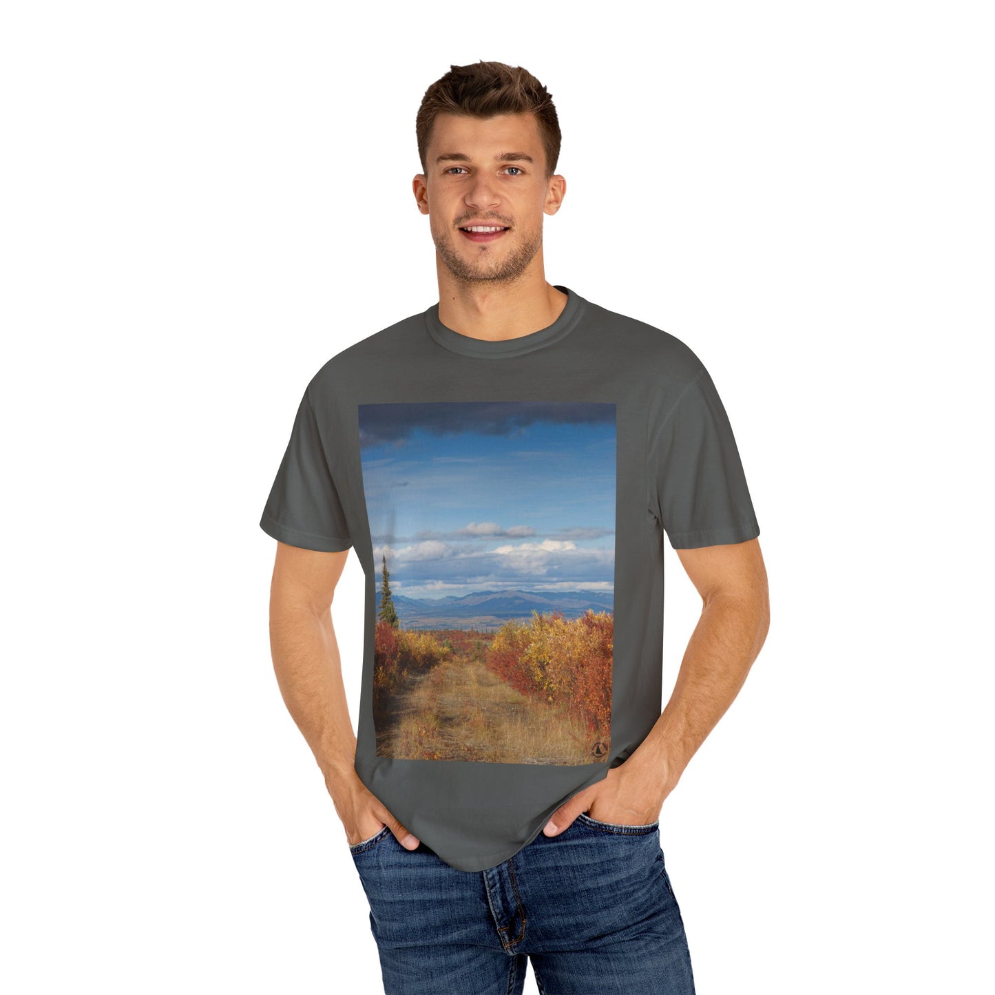Autumn's Sentinel: Alaskan Fall Wilderness, Northern Landscape Photographyphotography shirts