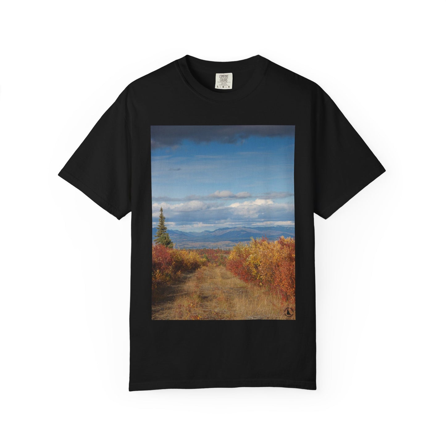 Autumn's Sentinel: Alaskan Fall Wilderness, Northern Landscape Photographyphotography shirts
