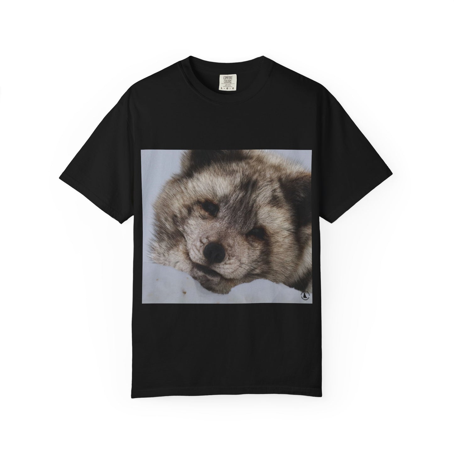 Arctic Tranquility: Serene Wildlife Portrait, Arctic Fox Close-Up Photographyphotography shirts