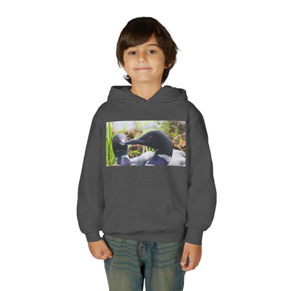 Youth Hoodie — Realistic Waterfowl Duck Photo Print