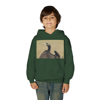 Cormorant Bird Photo Hoodie | Wildlife Photography Kids Sweatshirt