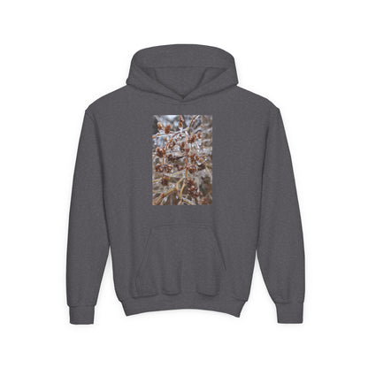 Youth Hoodie — Frosted Winter Berries Photo Print