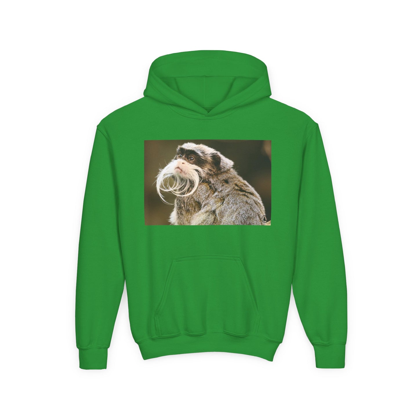 Youth Hoodie with Mustached Tamandua Anteater Photo – Cute Animal Kids Sweatshirt