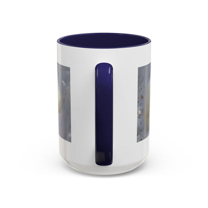 Arctic Fox Photo Accent Coffee Mug – Winter Wildlife Ceramic Mug (11/15oz)