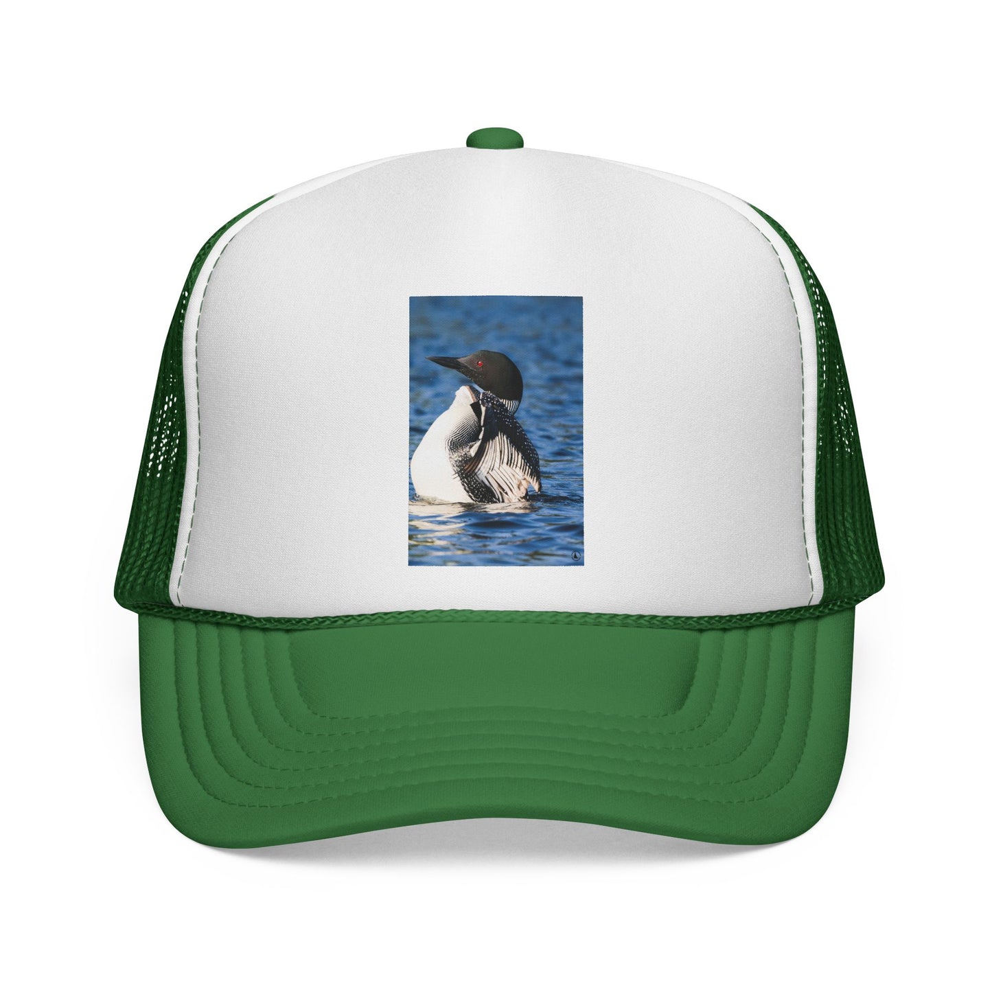Loon Waterfowl Trucker Cap – Vintage Nature Bird Hat for Birdwatchers