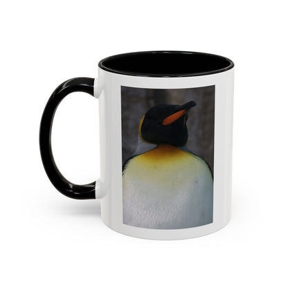 King Penguin Photo Coffee Mug — Cute Wildlife Accent Mug (11/15oz)