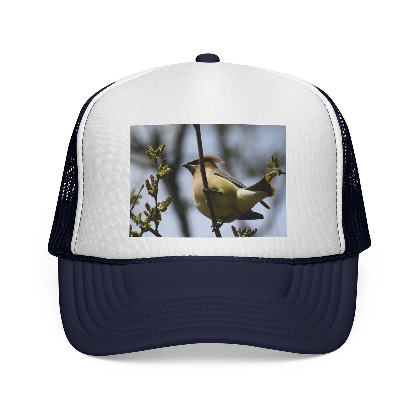 Bird Photography Trucker Cap – Yellow Warbler Print