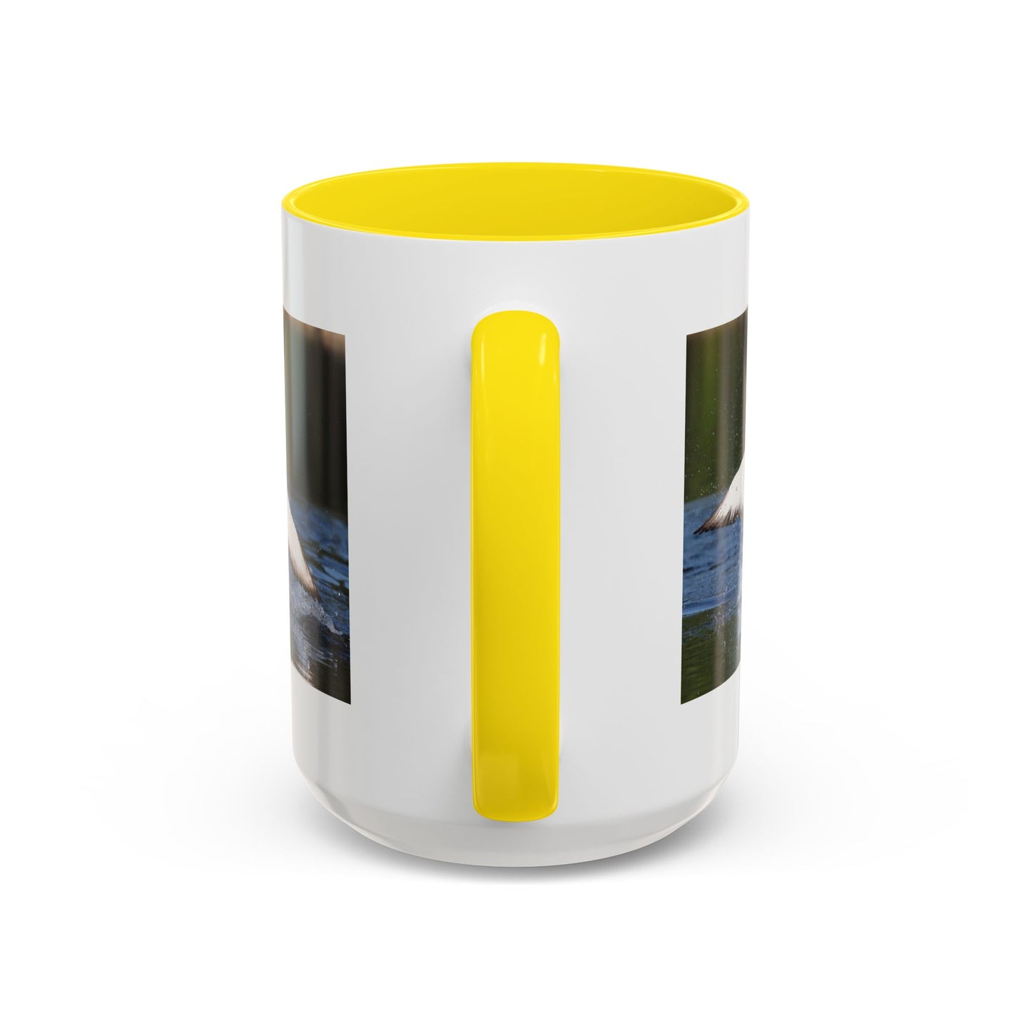 Loons Taking Off Accent Coffee Mug — Wildlife Nature Bird Lover Gift