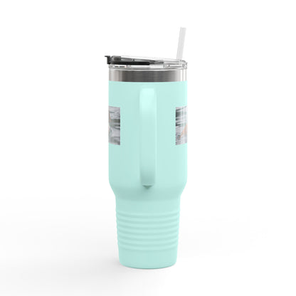 40oz Insulated Travel Mug with Duck Photo – Thermal Tumbler for Birdwatchers & Outdoor Lovers