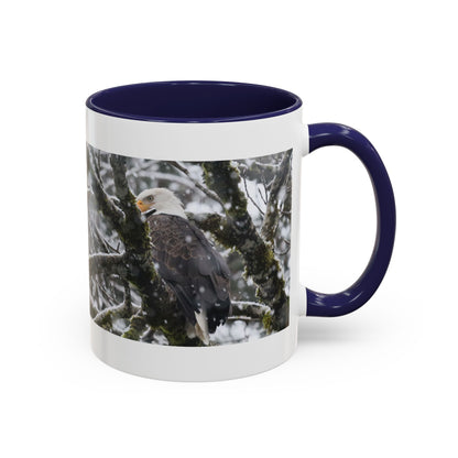 Bald Eagle Winter Photo Coffee Mug — 11/15oz Accent Mug