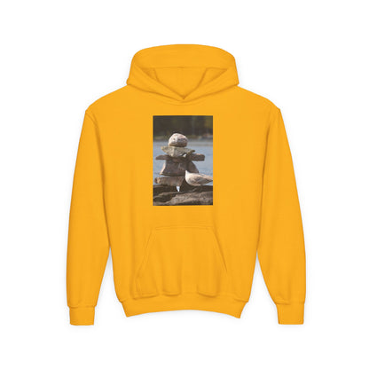 Youth Hoodie with Cute Duck Plush Photo — Kids' Cozy Animal Pullover