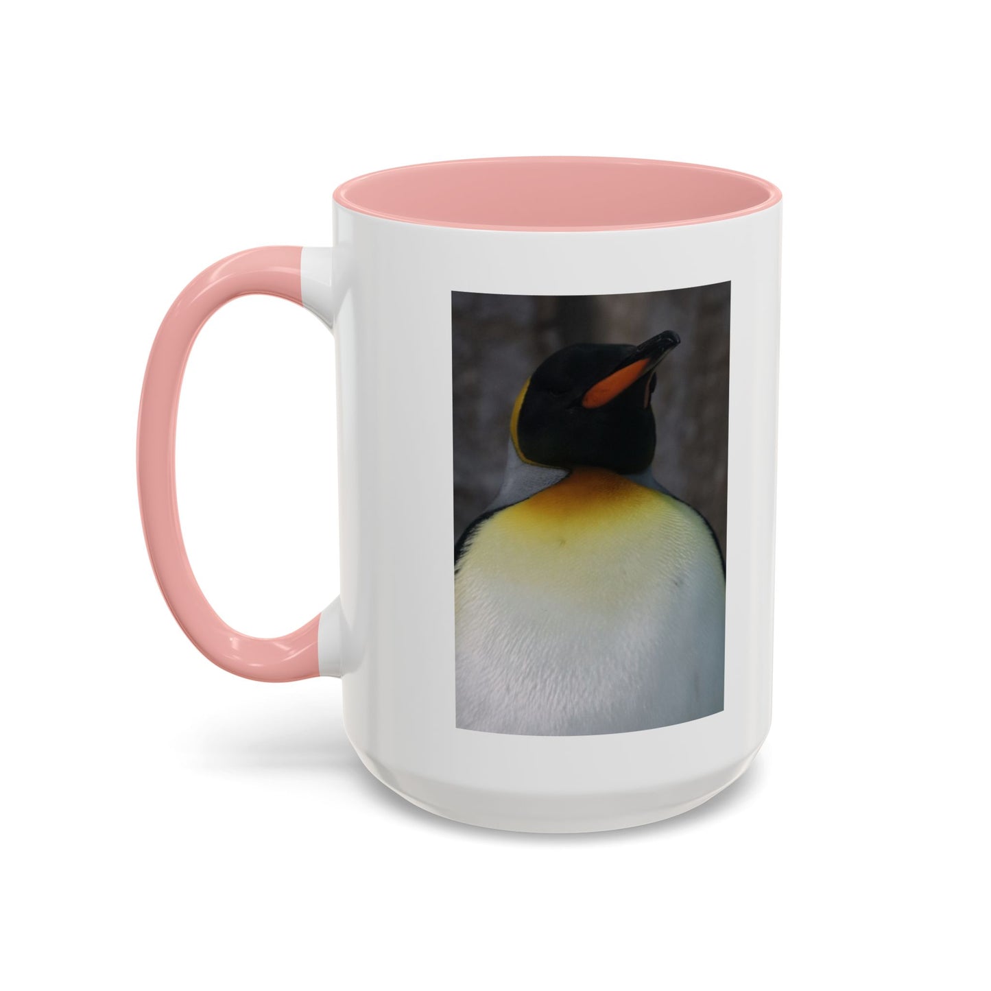 King Penguin Photo Coffee Mug — Cute Wildlife Accent Mug (11/15oz)