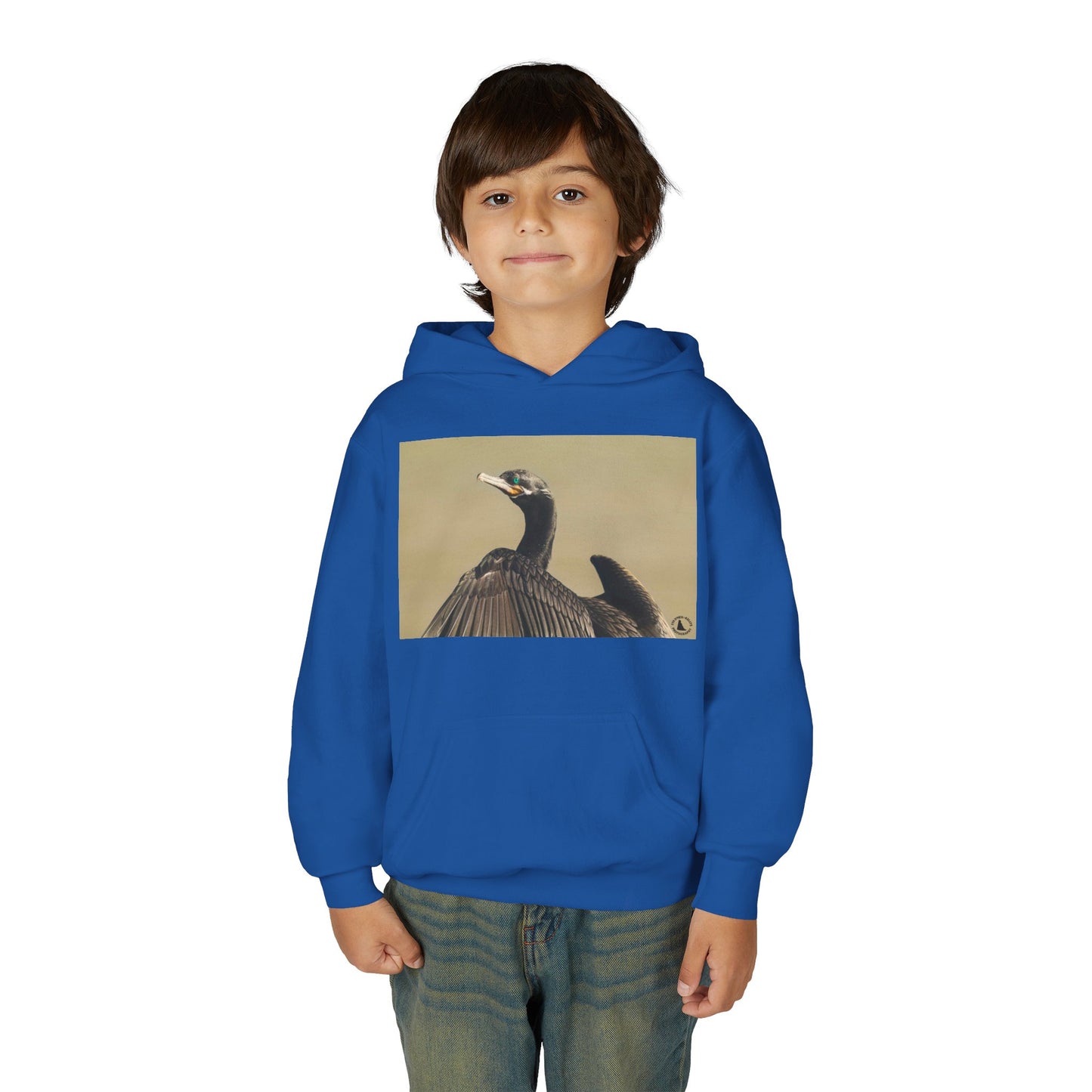Cormorant Bird Photo Hoodie | Wildlife Photography Kids Sweatshirt