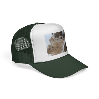 Squirrel Photo Trucker Cap - Cute Wildlife Snapback Hat