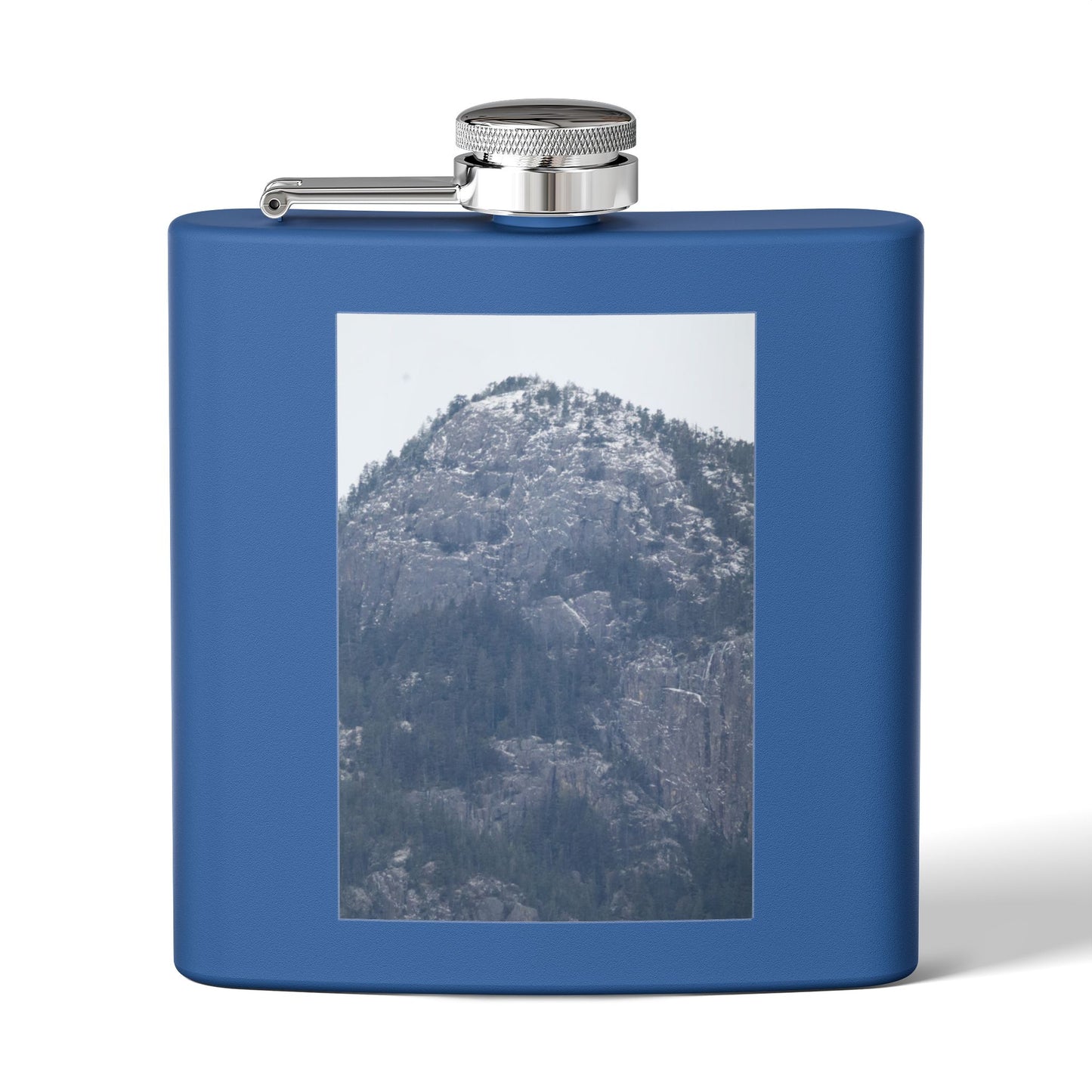 Mountain Mist Flask — 6oz Stainless Steel Hip Flask