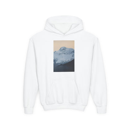 Mountain Mist Youth Hoodie – Snow Peak Graphic Pullover