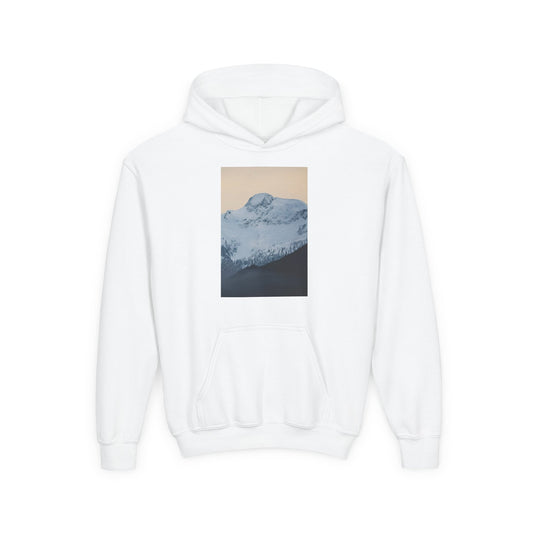 Mountain Mist Youth Hoodie – Snow Peak Graphic Pullover