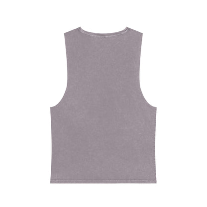 Cormorant Portrait Tank Top — Coastal Bird Photography Stonewash Tank