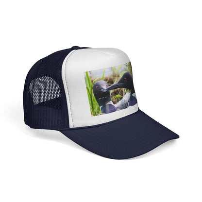 Loon Photo Trucker Cap — Wildlife Bird Hat for Nature Lovers
