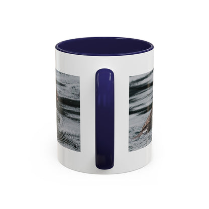 Goldeneye Duck Photo Accent Coffee Mug — Wildlife Nature Lover Gift (11/15 oz)
