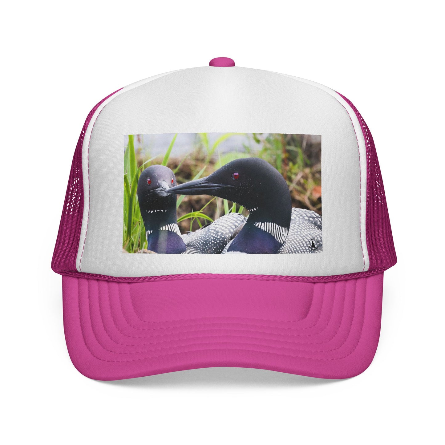 Loon Photo Trucker Cap — Wildlife Bird Hat for Nature Lovers