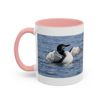 Loon Lake Accent Coffee Mug — Wildlife Photography Bird Mug (11/15oz)