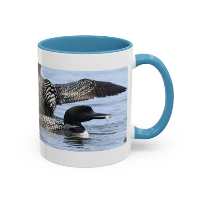 Common Loon Accent Coffee Mug – Wildlife Photography Bird Lover Gift (11/15oz)