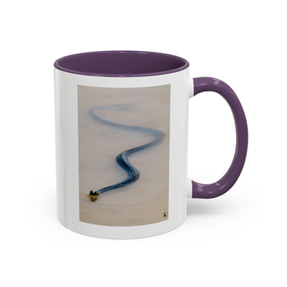 Serpentine Ribbon Snake Coffee Mug — Nature Photography Accent Mug (11/15oz)
