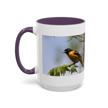Baltimore Oriole Coffee Mug — Birdwatching Accent Mug (11/15oz)