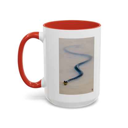Serpentine Ribbon Snake Coffee Mug — Nature Photography Accent Mug (11/15oz)