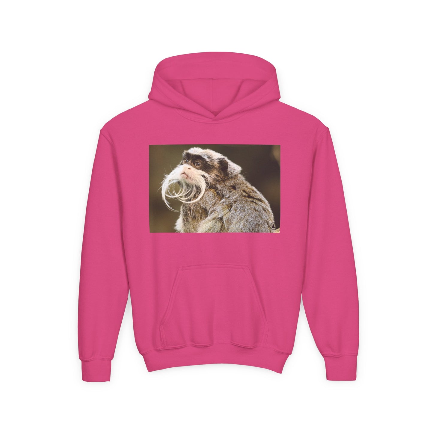 Youth Hoodie with Mustached Tamandua Anteater Photo – Cute Animal Kids Sweatshirt