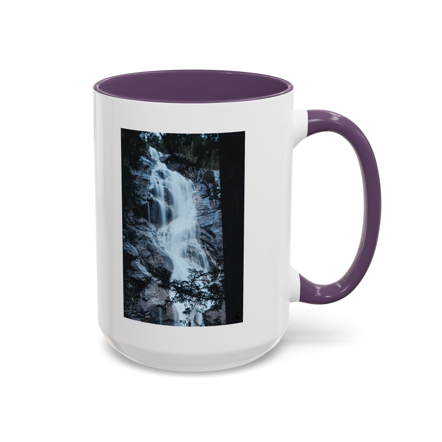 Waterfall Photo Accent Coffee Mug – Scenic Nature Travel Gift (11/15oz)