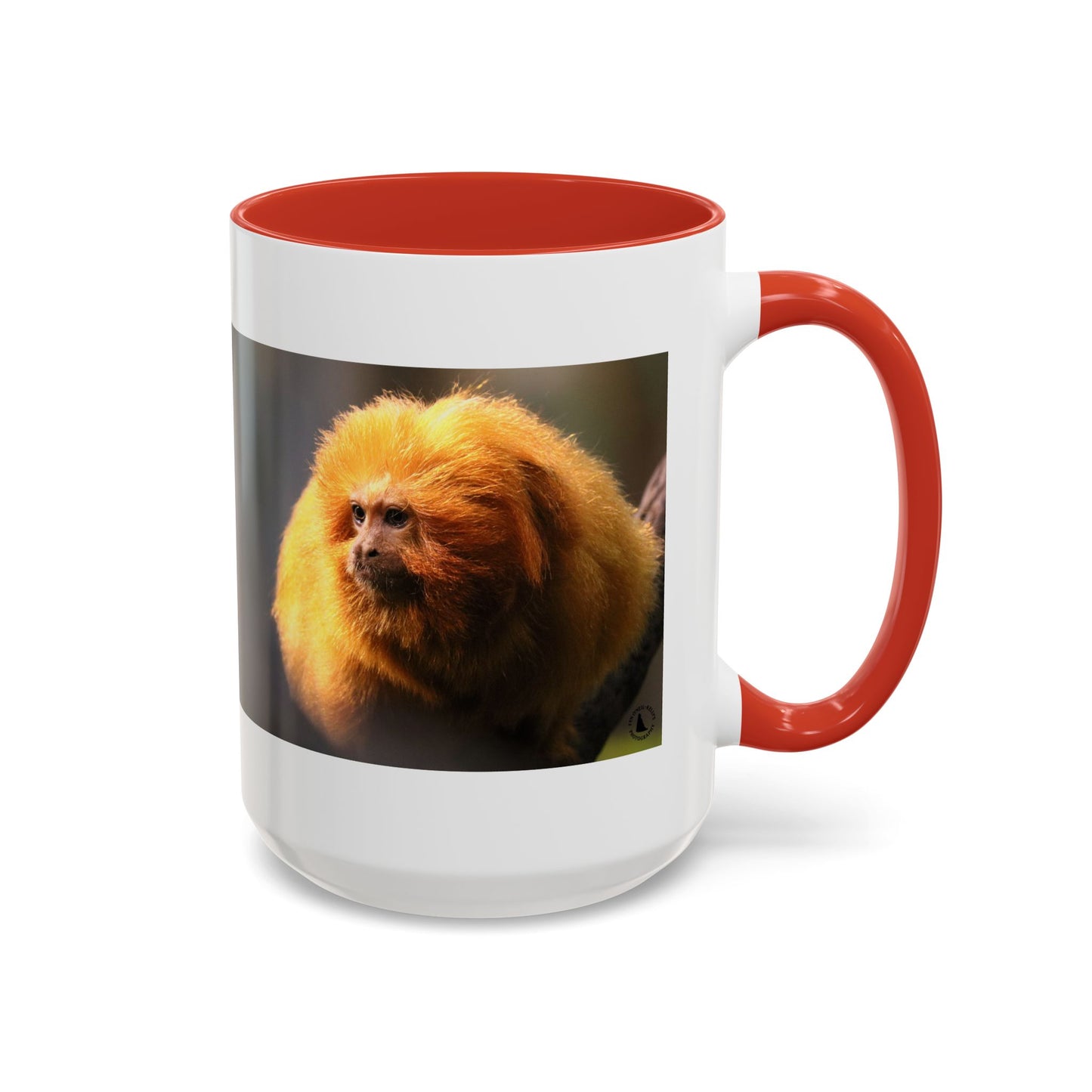 Golden Lion Tamarin Coffee Mug — Cute Exotic Monkey Accent Mug (11/15oz)