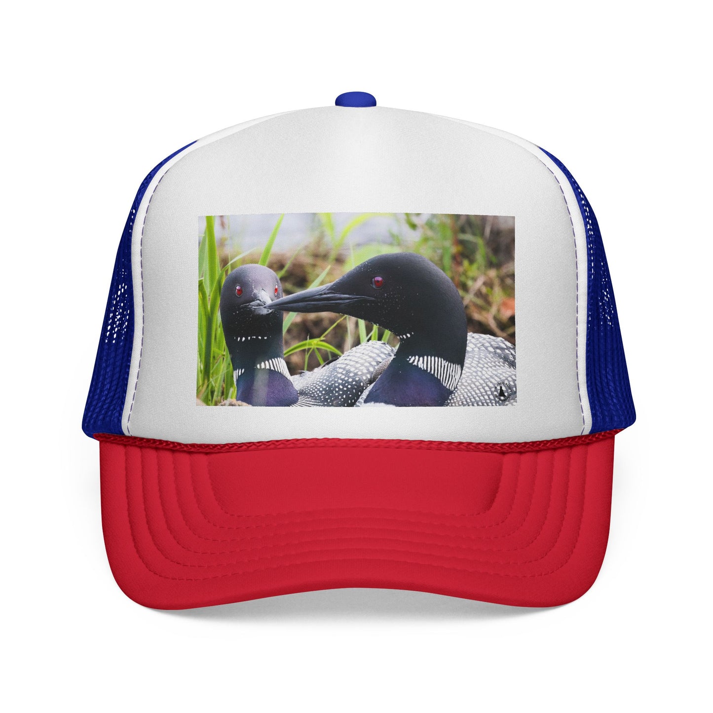Loon Photo Trucker Cap — Wildlife Bird Hat for Nature Lovers