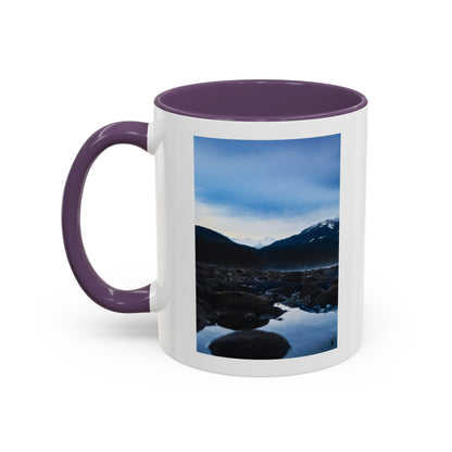 Mountain Lake Accent Coffee Mug — Scenic Wilderness Photo Travel Gift (11/15oz)