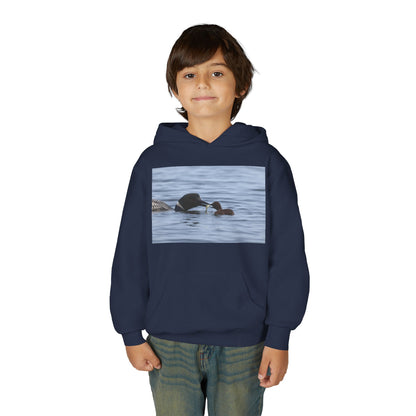 Duck Family Photo Hoodie — Youth Wildlife Nature Hoodie